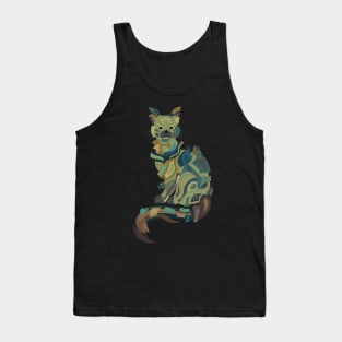 CAT STYLIZED ART Tank Top